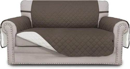 Vista 309 de Easy-Going - Funda reversible para sofá, resistente al agua, con varillas de espuma y correas elásticas, protector de muebles para mascotas y perros