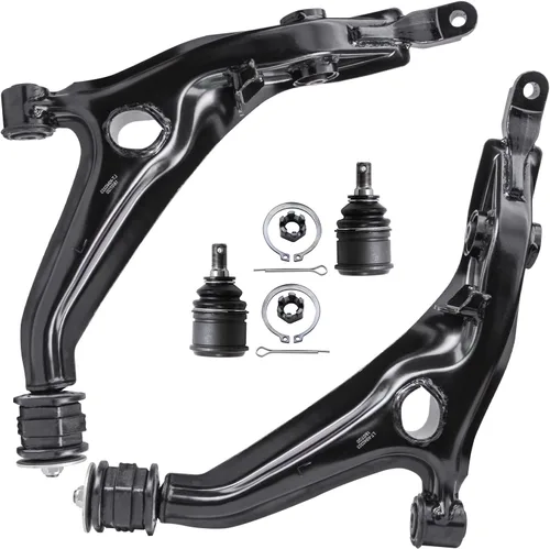 Vista 177 de Detroit Axle - 4 piezas de brazos de control traseros para Ford C-Max, Focus, Mazda 3 5, Volvo C30, C70, S40, V50, 4 brazos de control superiores e
