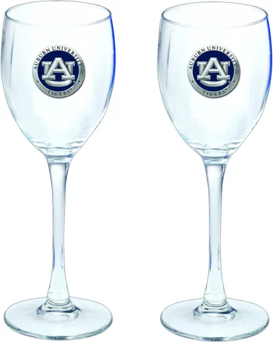 Vista 20 de Heritage Pewter Copas de vidrio de Arkansas, juego de 2, copas de vino de copa de 12 onzas, vidrio de peltre elaborado por expertos