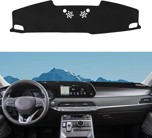 Vista 68 de Tapete de cubierta de salpicadero personalizado para Mazda3 Hatchback, Sedan 2019-2024 2025 2026 (sin HUD), protector antideslizante