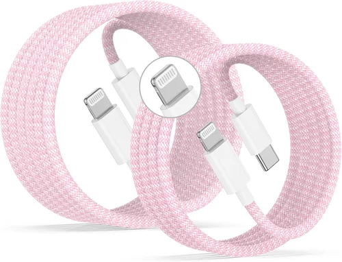 Vista 13 de USB C to Lightning Cable 2Pack 6FT+10FT,[Apple MFi Certified] Nylon Braided iPhone Fast Charging Cable, Power Delivery Charging Cord for iPhone 14