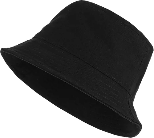 Vista 74 de PFFY Bucket Hat for Women Men Cotton Summer Sun Beach Fishing Cap