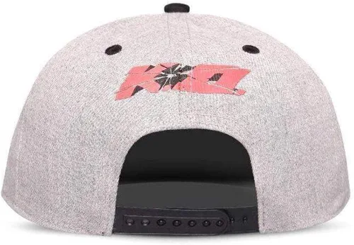 Vista 2 de Tekken Baseball Cap Retro Gamer Logo Official Grey Snapback Size One