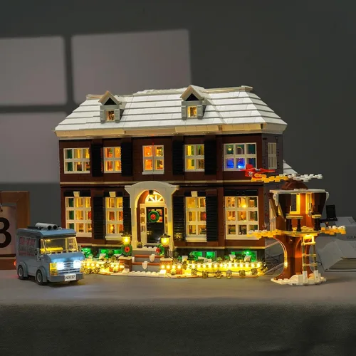Vista 8 de VONADO Kit de luces LED compatible con el juego de Lego solo en casa, iluminación de bricolaje (sin modelo Lego, solo luces)