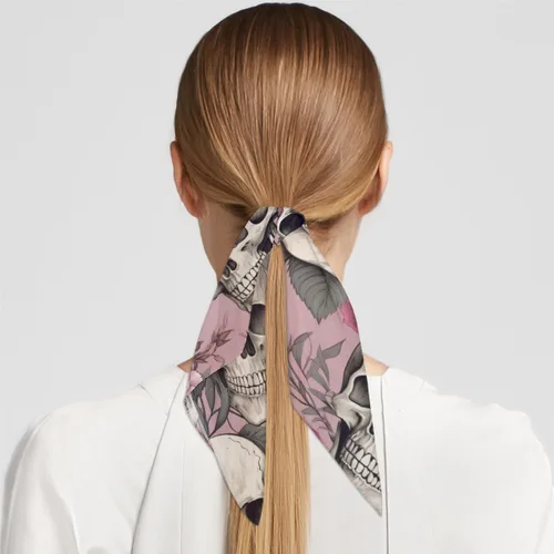 Vista 4 de Pañuelo para la cabeza para mujer, pañuelo cuadrado ligero para el cabello, bufandas para el cuello
