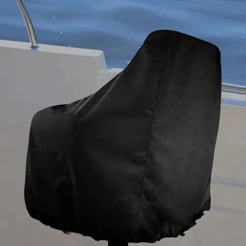 Vista 5 de Toddmomy Funda de asiento de capitán, fundas de asiento de barco, funda de silla plegable, fundas resistentes, cubierta de asiento de yate, funda