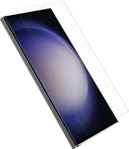 Vista 4 de OtterBox Alpha Flex - Protector de pantalla antimicrobiano para Samsung Galaxy S23 ULTRA v2, respuesta táctil impecable, resistente a las huellas