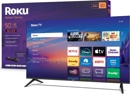 Vista 14 de Roku Smart TV 2026 – Serie Select de 43 pulgadas, 4K HDR TV – Roku TV con control remoto por voz – Televisión LED de pantalla plana con Wi-Fi