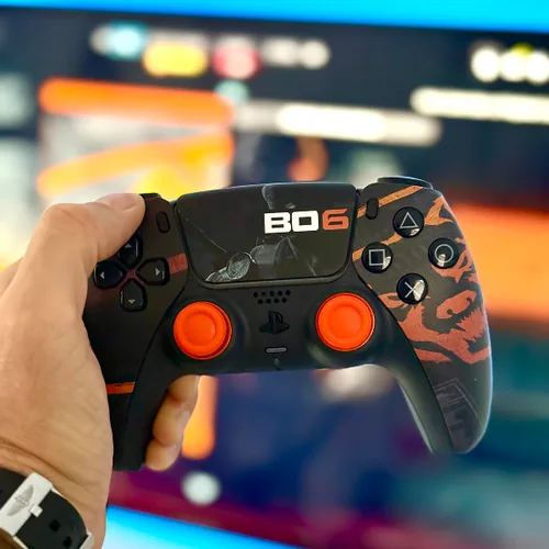 Vista 12 de Custom Wireless Controller compatible with PS5 Exclusive Unique Design Personalize Your Gaming Experience with Unique Design and Exceptional