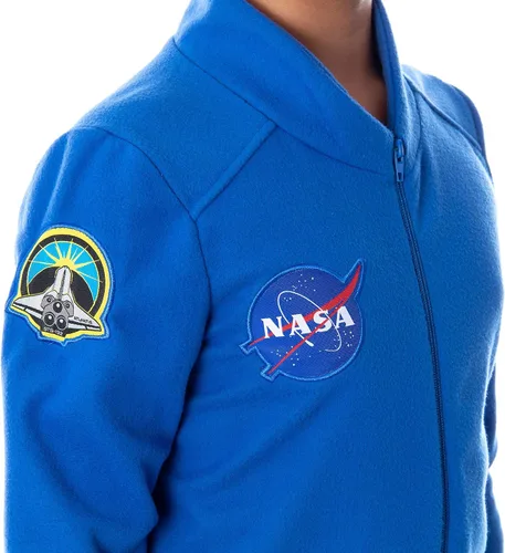 Vista 2 de INTIMO Traje espacial de astronauta de una pieza para niño de la NASA, Azul