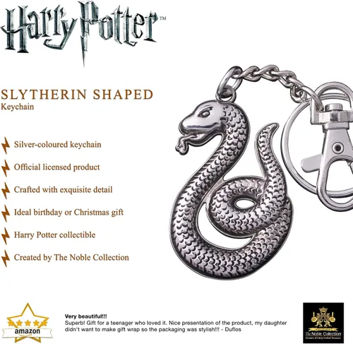 Vista 3 de The Noble Collection Harry Potter Slytherin Llavero