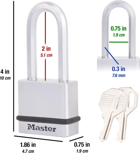 Vista 5 de Master Lock M530XQLH Magnum - Candado de acero sólido