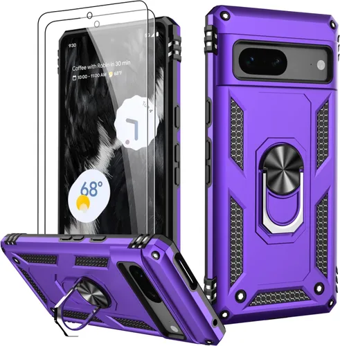 Vista 93 de LUMARKE para Google Pixel 3A XL - Funda con protector de pantalla, funda protectora grado militar probada contra caídas de 16 pies con soporte