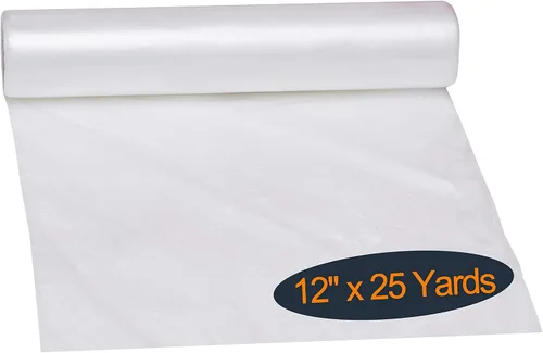 Vista 2 de HimaPro Wash Away - Estabilizador de bordado soluble en agua para máquina de 12 pulgadas x 25 yardas, se disuelve en agua tibia y fría, no tóxica