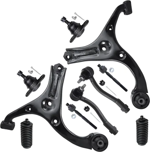 Vista 157 de Detroit Axle - Kit de suspensión delantera de 10 piezas para Chevrolet Trailblazer GMC Envoy 2004-2007 2005 2006 Soportes de brazo de control