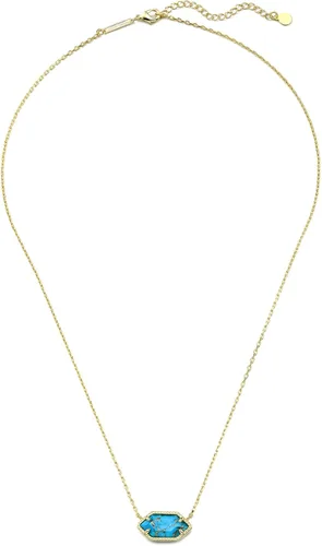 Vista 7 de CALOO TEEMOO Collares para mujer, cadena chapada en oro de 14 quilates con dije, collares largos de lujo para mujer, joyería de moda, collar de oro