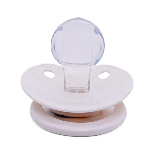 Vista 7 de Chupete de gran tamaño para la ansiedad: lindo escudo grande Paci para dormir - Maneja Binky con clips para chupete