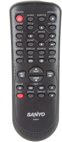 Vista 2 de Sanyo Reproductor de DVD/VCR FWDV225F con grabación de línea