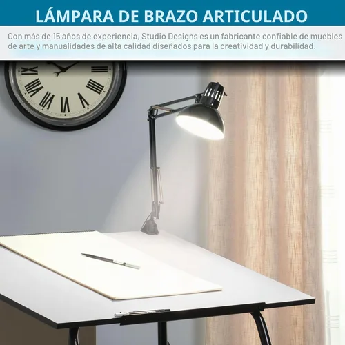 Vista 5 de Studio Designs Lámpara con brazo giratorio con foco CFL de 13 w