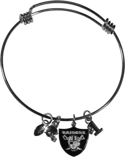 Vista 14 de Siskiyou NFL womens Charm Bangle Bracelet Color del
