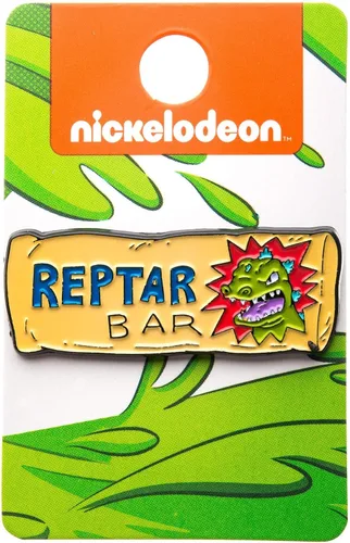 Vista 2 de Nickelodeon Rugrats Reptar Bar Esmalte Pin, Sin gemas.