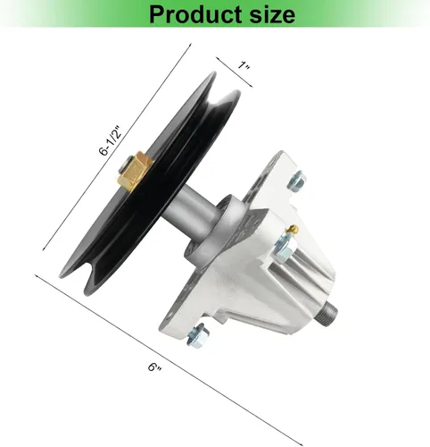 Vista 2 de OakTen Conjunto de husillo para MTD Cub Cadet Craftsman Troy-Bilt 918-04865A 918-04636 con tractor cortacésped de cubierta de 46 pulgadas