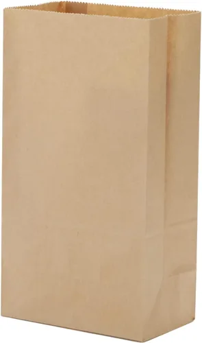 Vista 3 de LOOKSGO Bolsas de papel kraft marrón tamaño mini 50 piezas 3.5 * 2.2 * 7 pulgadas, bolsas para regalos de fiesta y envoltorios a granel