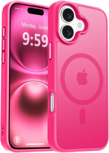 Vista 108 de MOCCA - Funda magnética resistente para iPhone XR de 6.1 pulgadas, compatible con MagSafe, funda con protección contra caídas de grado militar