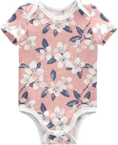 Vista 28 de vvfelixl Body para bebé niña Llama Alpaca Cactus Manga Corta Algodón Ropa de Bebé Para Niñas 0-24 Meses Negro Multi10