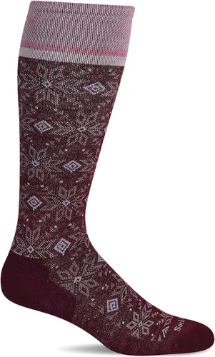 Vista 6 de Sockwell Calcetín de compresión graduada moderada para mujer Winterland Negro