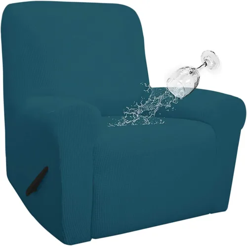 Vista 28 de Easy-Going - Funda 100 % impermeable doble para sofá reclinable, diseño jacquard, en 1 pieza, a prueba de derrames, para niños, mascotas, perros