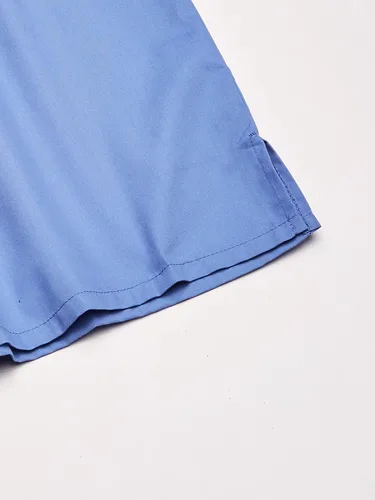 Vista 4 de Dickies - Camisa médica de manga corta con cuello en V para hombre