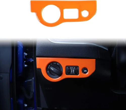 Vista 8 de Voodonala Para interruptores de faros delanteros Challenger Charger para Dodge Challenger 2015-2025+, para Dodge Charger 2010-2023+, ABS azul, 1