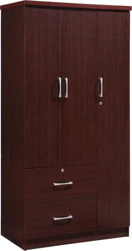 Vista 14 de Hodedah 3 puertas, 2 cajones, 3 estantes en armarios de dormitorio de haya Hayedo