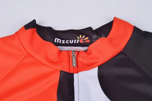Vista 4 de mzcurse Conjunto de pantalones cortos de ciclismo para hombre Pro Team de manga corta