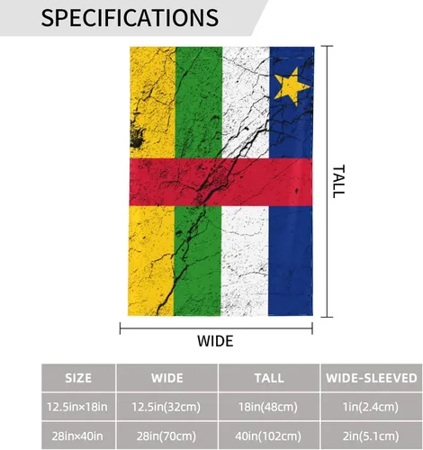 Vista 7 de Flag Of The Central African Republic Texture Effect Garden Flag 28"x40" Inch Double Sided Garden Flags Home Lawn Outdoor Decor Flags Party Banner