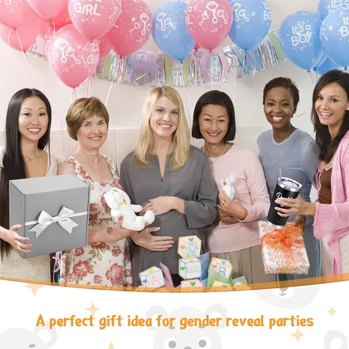 Vista 7 de Chuarry 10 piezas de regalos de embarazo para padres primerizos, madres primerizas, mujeres, regalos de revelación de género, baby shower, 20 onzas