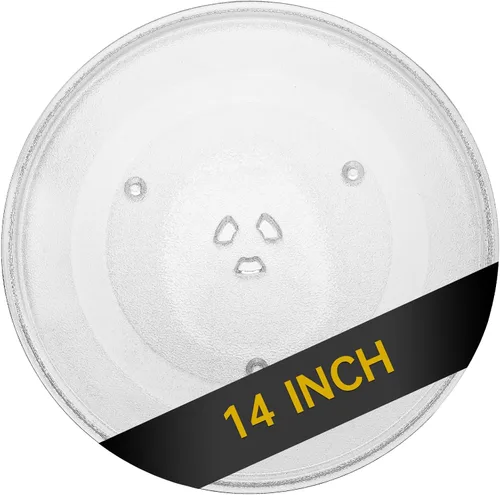 Vista 14 de Plato giratorio de vidrio para microondas de 9.6", Plato de microondas de 24.4cm, Plato de vidrio de repuesto para bandeja, Plato de vidrio