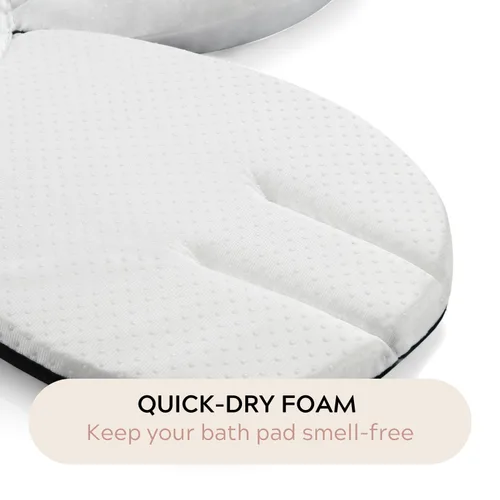 Vista 4 de PandaEar Almohadilla de baño para bebé recién nacido, asiento de baño, tapete suave con diseño de panda para fregadero, bañera, regalo esencial