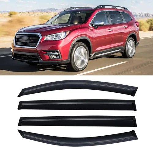 Vista 96 de Protectores de lluvia en canal para Jeep Grand Cherokee L 2021-2026, protectores de visera de ventana, deflector de ventilación, sombra viento humo