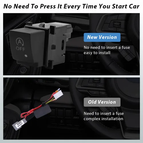 Vista 7 de Eliminador de parada de arranque automático para Subaru Forester Legacy Outback, controlador/cancelador/desactivar/eliminar para 2019-2023 Forester