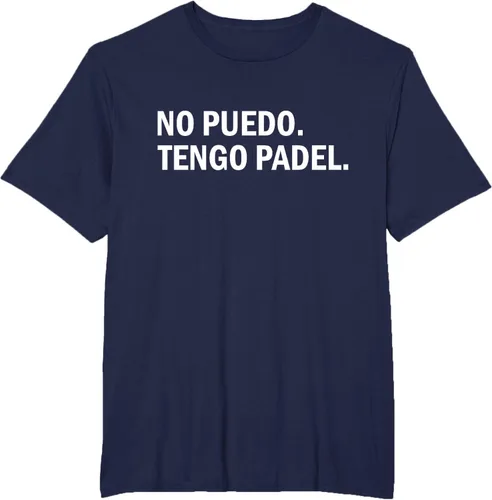 Vista 69 de Camiseta de jugador divertido No Puedo Tengo Padel Hobby