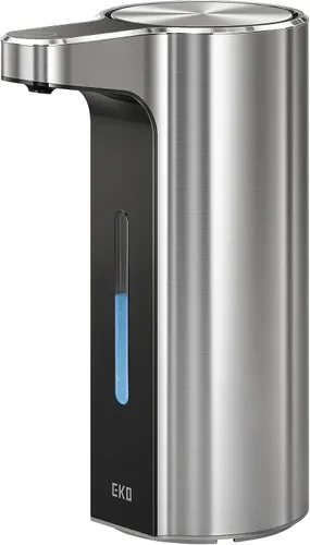 Vista 11 de EKO Aroma - Dispensador automático de jabón líquido de 9 onzas líquidas, recargable y resistente al agua para cocina y baño, con control de volumen
