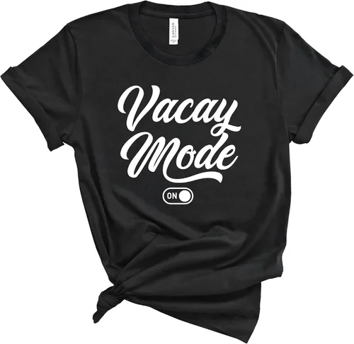 Vista 5 de Summer Vacation Vacay Mode On Shirt, Funny Family Vacation Gift Men Women T-Shirt, Vacay Mode Cute Vacation Summer Cruise Shirt, Vacation Summer