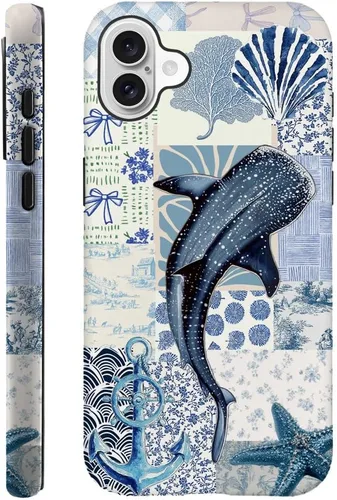 Vista 9 de DAIZAG Funda compatible con iPhone 11, funda duradera de protección contra golpes para niñas y mujeres, cruz bíblica, collage de flores