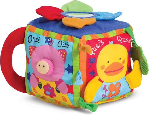Vista 10 de Bloques educativos Melissa & Doug, Pop Baby Toy, 10 piezas conectables, animales de granja