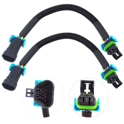 Vista 3 de 2 unidades de arnés de sensor negro de 12 pulgadas para Chevrolet C6 Corvette 2005-2013, Chevrolet let Camaro 2010-2013, 2005-2013 GM, LS2 LS3 LS7