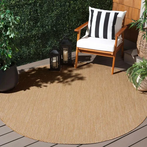 Vista 60 de SAFAVIEH Alfombra Lavable para Exteriores Colección Courtyard - 2'3" x 5', Azul Aqua y Gris, No Desprende Pelusa y Fácil Limpieza, Ideal para Patio