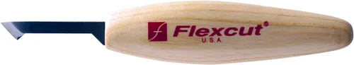 Vista 10 de FLEXCUT Cuchillos para tallado de madera Cuchillo para tallado de astillas Hoja de acero 1095 con alto contenido de carbono Mango ergonómico