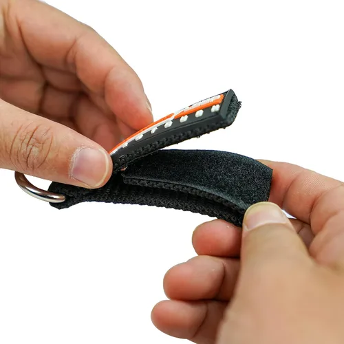 Vista 4 de MELOTOUGH Correas para cinturón de alta resistencia para conectores de tirantes, paquete de 4, Negro Se adapta a conectores de correa de 2.-2.25